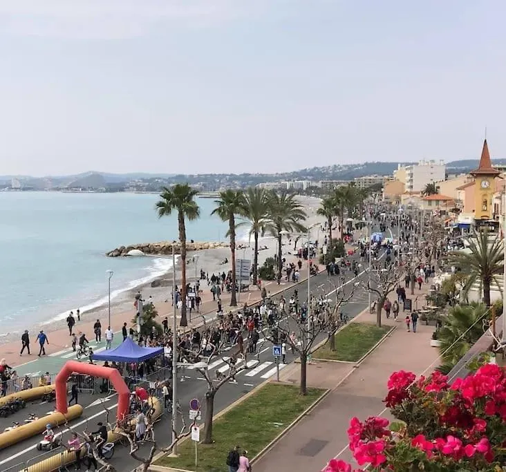 Splendide T2, 200M De La Mer, Climatise, Parking Cagnes-sur-Mer